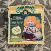 Vintage Wilton Cabbage Patch Kids Stand Up 3D Cake Pan Set NEW Complete