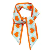 3PCS 17KM Cute Floral Chiffon Hair Ribbons Scarf For Women Korean Girls Flower Hairbands Scrunchies Ponytail Holder Hair Accessories
