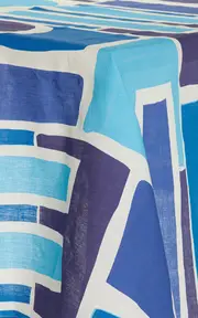 [CRINI & SOPHIA] Shapes Medium Linen Tablecloth