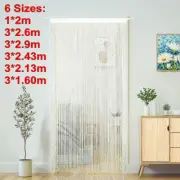 3x2.9m Door String Curtain Wall Panel Tassels for Wedding Home Doorways Decor