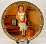 Norman Rockwell 1985 A Young Girl's Dream Decorative Knowles Plate 8.5" #355