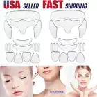 32× Anti Wrinkle Neck Eye Face Pad Silicone Removal Patch Skin Lift Overnight US