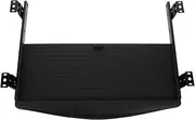 TEHAUX Under Desk Keyboard Tray Adjustable Keyboard Tray Under Desk Pull Out With Pen Box Position, Desk Organizer Keyboard Drawer for Typing Keyboards Desk Underdesk Shelf