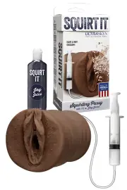 Doc Johnson Squirt It 5.4" Realistic Squirting Masturbator with Joy Juice