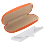 Glasses Case PU Leather Hard Shell Protective Concise Eyeglass Holder Protector