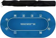 TX GIRL 200 * 100cm Poker Layout Rubber Ellipse Poker Table Cloth 10 Players Poker Layouts Oval Mat Poker Tablecloth Tapis (Size : 200 * 100cm)