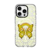 iPhone 16 Pro Clear Case MagSafe Compatible Positive Butterfly Affirmation