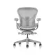 【Herman Miller】Aeron 全功能- 礦石白 l C SIZE l 原廠授權商世代家具(人體工學椅/辦公椅/主管椅)