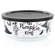 NEW - Pyrex® Nightmare Before Christmas Decorated Glass Storage Container 7 Cup