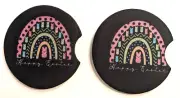 Car Cup Holder Coasters - Happy Easter w/Peeps - Set of 2