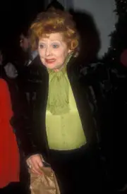Lucille Ball at Chasens restaurant in Beverly Hills California .. Old Photo