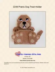Prairie Dog Treat Holder-Plastic Canvas Pattern or Kit