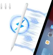 Stylus Pen for iPad, Magnetic Wireless Charging Pencil for Apple iPad with Pa...
