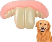 Funny Dog Teeth - Funny Silicone False Teeth,Dog Games Accessories for Floor Play Family Travel Christmas Home Outdoor Friends