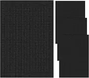 Grill Mats - Grill Mats for Deck | Oil-Proof Nonstick Meat Sheet Reusable Fireproof Heavy Duty Tray Desk Protector for Cooking Resting Grilling Fireplace Lawn Outside Ground Grass
