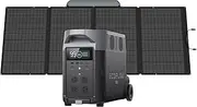 EF ECOFLOW DELTA Pro Solar Generator 3.6KWh/3600W with 400W Solar Panel, Portable Power Station for Home Backup Outdoors Camping RV Emergency Boats, Tiny house, Camper grounds