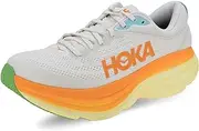 [HOKA ONE ONE] Bondi 8 Man White Yellow, White, Orange, Yellow