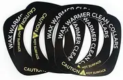 Wax Warmer Collars Ring Wax Heater Machine Antifouling Cleaning Protective Paper Pad Square 10PCS wax warmer collar