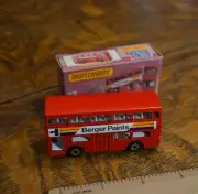 1979 Matchbox Lesney 75.. 17 The Londoner double bus Berger Paints original box