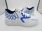 Puma MB1 Lo Mens 9 White Bluemazing Basketball Sneakers Shoes [376941-11]