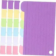 FIXOSHEE 1set Index Cards with Colored Flashcards for Studying Organized Note-Taking for Students and Office Use Featuring Easy Detachment Design