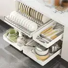 Dish Drying Rack Pull-out Dish Drying Rack Stainless Steel Dish Racks Kitchen