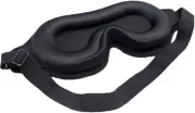 Silk Sleep Eye Mask, 3D Contour 100% Blackout Eye Mask, Eyes Stress-Free and No