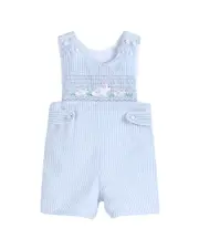 Lil Cactus Seersucker Easter Bunny Smocked Jon Jon