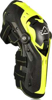 Acerbis Gorilla, knee protectors , color: Black/Yellow , size: One Size