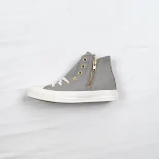 Converse All Star Heartpatch 灰 拉鏈 高筒 休閒運動帆布鞋 男女鞋 5CL299