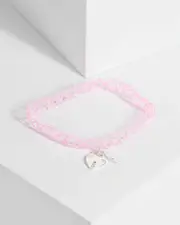 Pink Lock And Key Choker Necklace