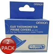 2 x Omron Probe Covers Th839S 40Pk