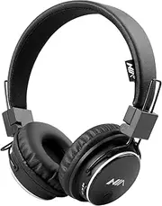 Wireless Over-Ear Headphones, Multifunctional Foldable Colorful Stereo Base Bluetooth Headset, On-Ear Headset with 3.5mm Jack/Microphone/MP3 Player/FM Radio, for Children/Children/Phones/Tablets