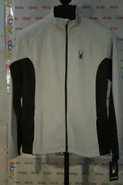 NEW - Nice Spyder Men's Cirrus Gray Full Zip Jacket - Size Medium - 71D64000-06