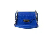 Balenciaga Alligator Skin Mini Shoulder Bag - Elegant Blue