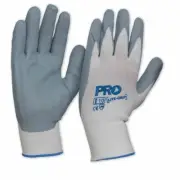 Prochoice NYLON GLOVES 1-Pair Size-10 Latex Foam Coated, Hi-Vis *Aust Brand