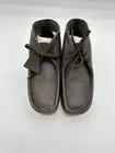 Men's Shoes Clarks Originals WALLABEE Lace Up Suede Brown Dead Stock Size 6