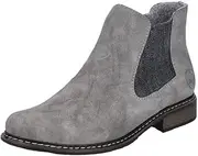 [Rieker] Women Ankle Boots Z6633, Ladies Ankle Boots,Removable Insole
