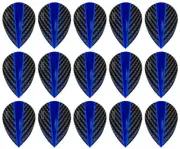 5 Sets Harrows Quantum Pear Dart Flights – Ships w/ Tracking - Blue