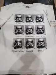Licensed Star Wars Many Moods Of Storm Trooper Dark Side T-Shirt Adult 2X
