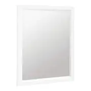 Glacier Bay Wall Bathroom Vanity Mirror 31" x 21" Rectangular Shape Framed White