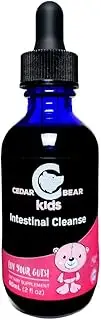Cedar Bear Intestinal Cleanse for Kids a Liquid Herbal Supplement That Moderates The Environment of The Digestive System, Allowing Beneficial Flora to Flourish 2 Fl Oz