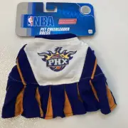 Cheerleader Dog Dress Costume - XS 6-9” NEW Phoenix Suns NBA Pet Clothes
