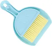Parliky Guinea Pig Cleaning Kit 1 Set Mini Broom Dustpan Litter Box Cleaning Brush Set for Hamster Cage