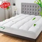 Luxury Bamboo Mattress Topper Double Size - Cooling & Softness - 1000GSM Bamboo