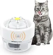 Cat Water Fountain, Battery Operated Water Fountains for Cats Indoor Pet Drinking Fountain