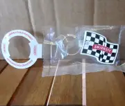 SMIRNOFF racing Victory Flay keychain NWT vodka Moscow booze 1990s