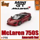 MINI GT 1:64 750S Amaranth Red LHD Diecast Model Car