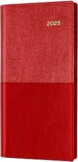 Collins Vanessa - B6/7 Week to View Landscape Calendar Year Diary/Planner - 2025 Red