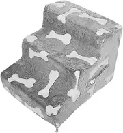 Three-Step Pet Stairs for Small Dogs and Cats Indoor Cat and Dog Stairs Removable Panels